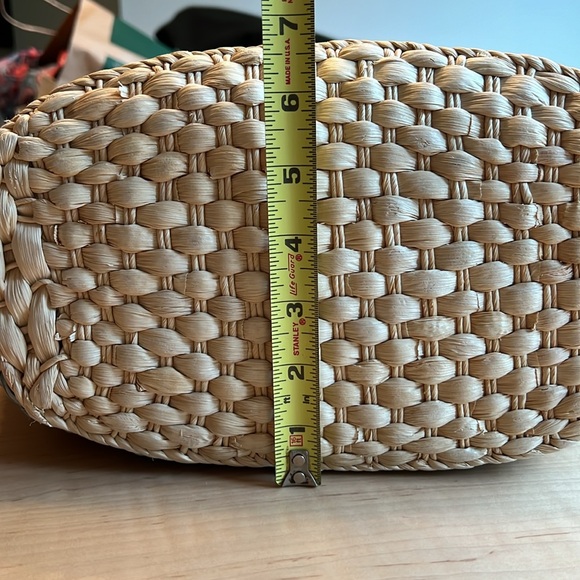 BEACH BAG RAFIA/STRAW Handbag Tote - Picture 6 of 7